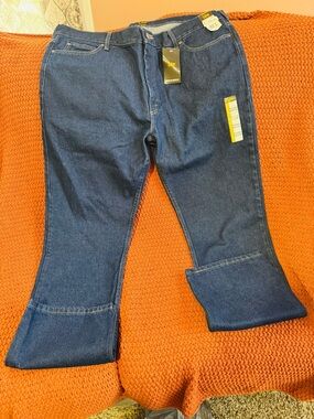 Lee men's Dark Indigo Flare Jeans